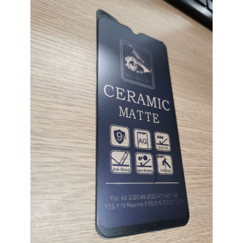 Tempered Anti Gores Full Cover Anti Blue Matte Ceramic TG XIAOMI REDMI 4A/4X/5/5A/5 PLUS/6/6A/7/7A/8/8A/8A PRO/9/9A/9C/9T/10/10A/10C/12C/A1 2022/A2 2023/GO/K20/K20 PRO/S2/MI 10T 5G/MI 10T PRO