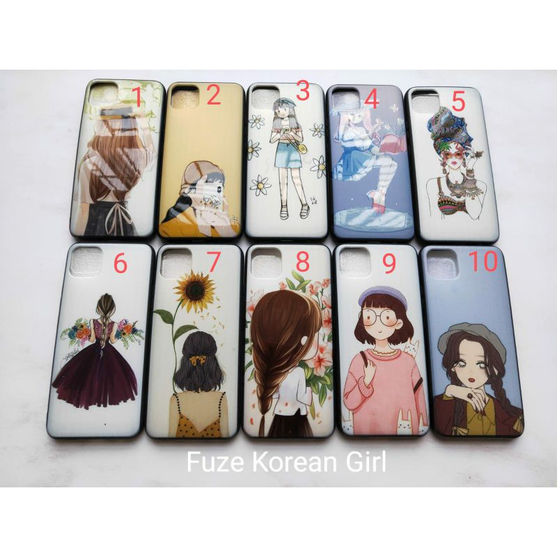 SOFT CASE HP FUZE KOREAN GIRL SAMSUNG A12, M12, A32 4G, A01 CORE, M01 CORE, A02S, M02S, A20S, A21, A