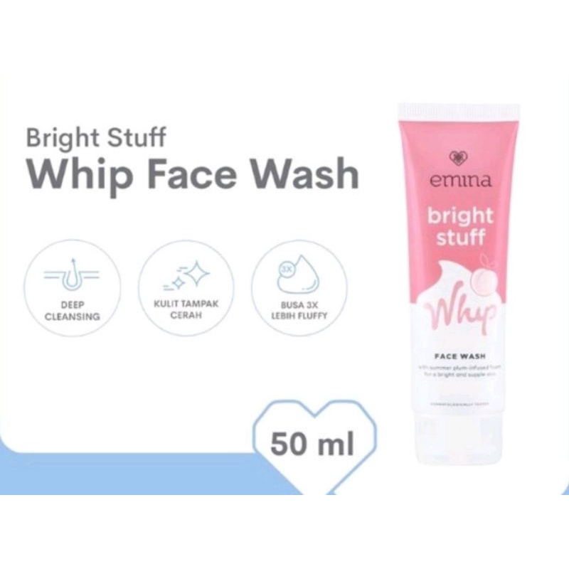 Emina Bright Stuff Whip Face Wash 50ml