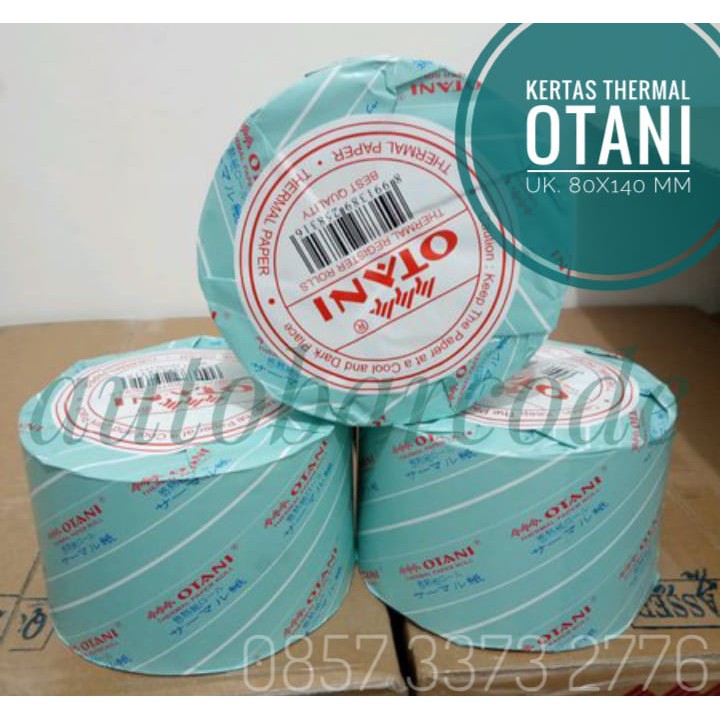 Kertas Thermal 79X140 / 80X140 OTANI Support Printer 80MM Kasir Struk Nota Kertas Mesin ATM Resto