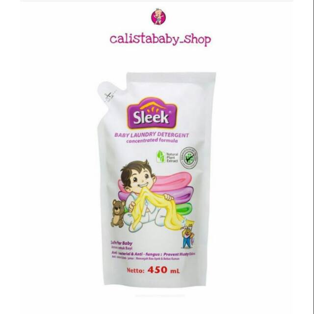 FREE BUBBLE WRAP! Sleek baby laundry detergent 450ml dan 900ml deterjen bayi