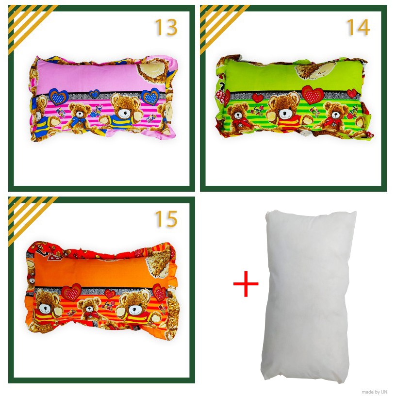 Bantal Cinta Kecil 30x55 | Bantal Anak | Bantal Cinta Mini Imut (STD Set)