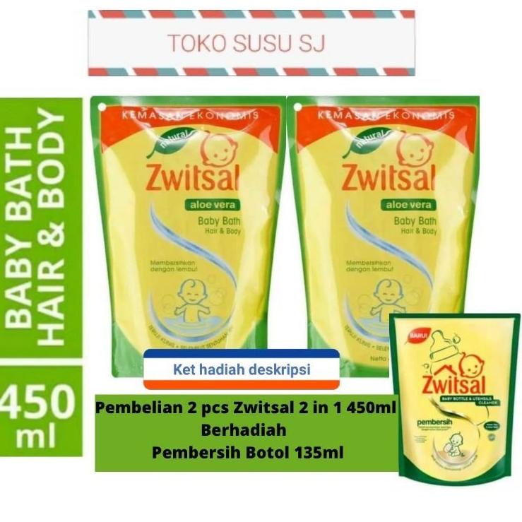 Jual Hemat Pembelian ZWITSAL BABY BATH RICH HONEY 450 ML/ HAIR BODY ...