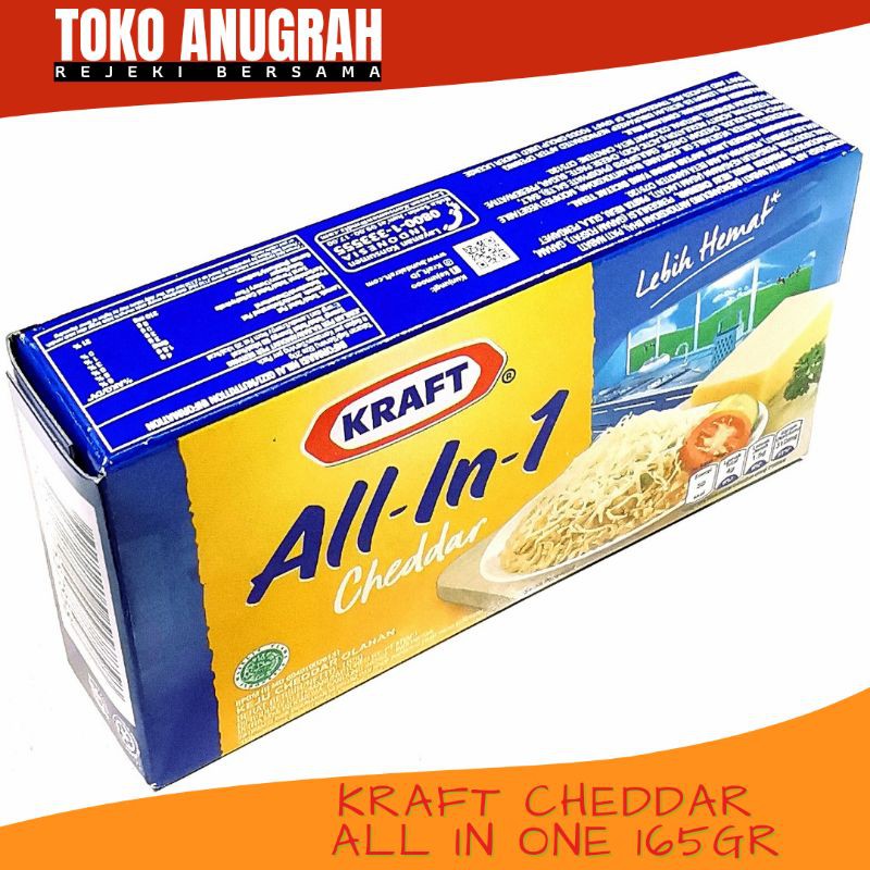 

Kraft Cheddar Keju All In One 165gr