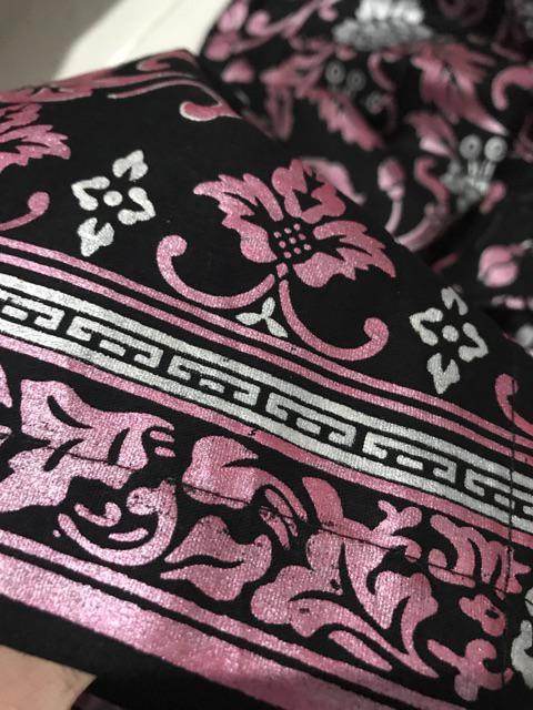 Couple Ayah Anak Batik Prada Pink
