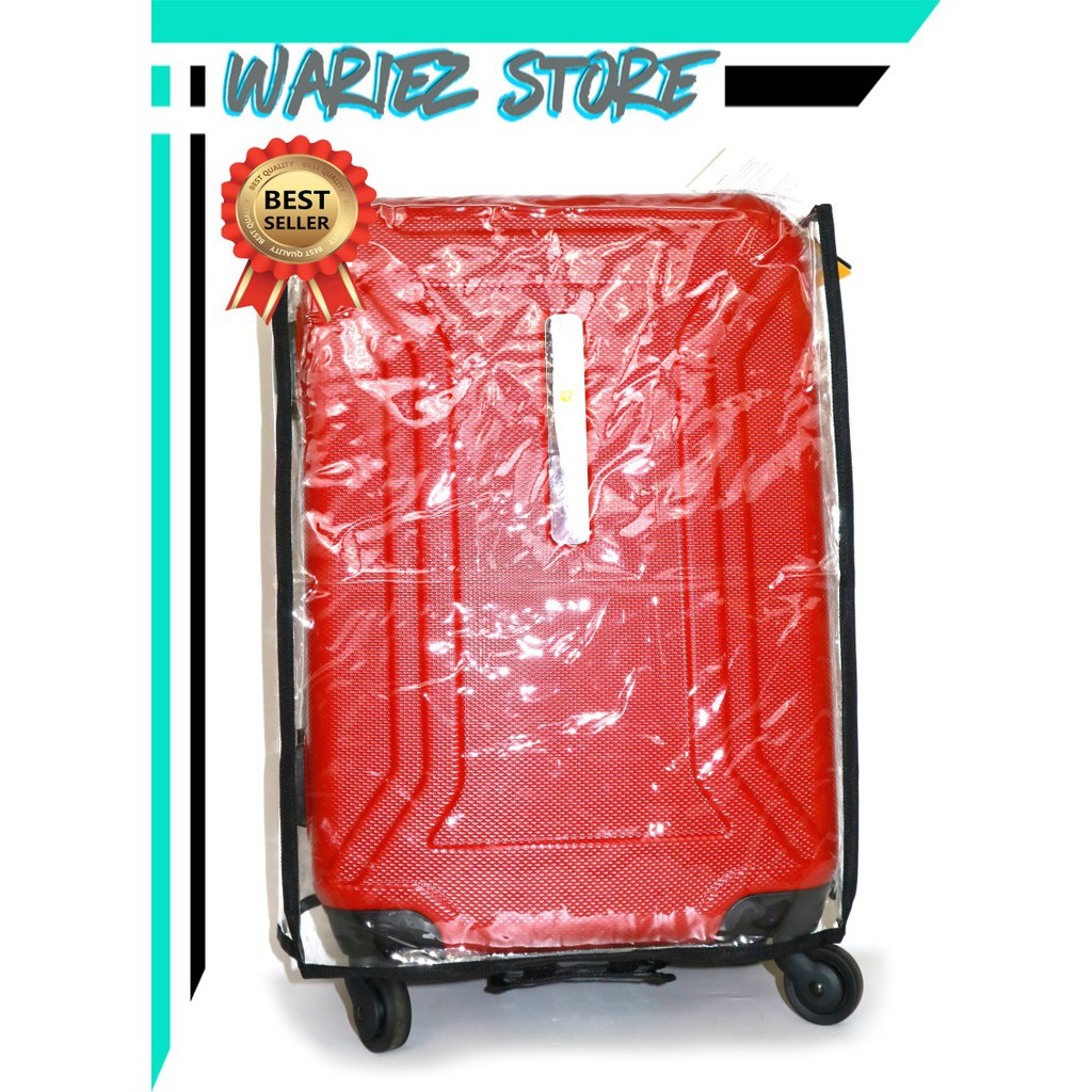 sarung koper transparan 24 inch - cover koper, cover luggage