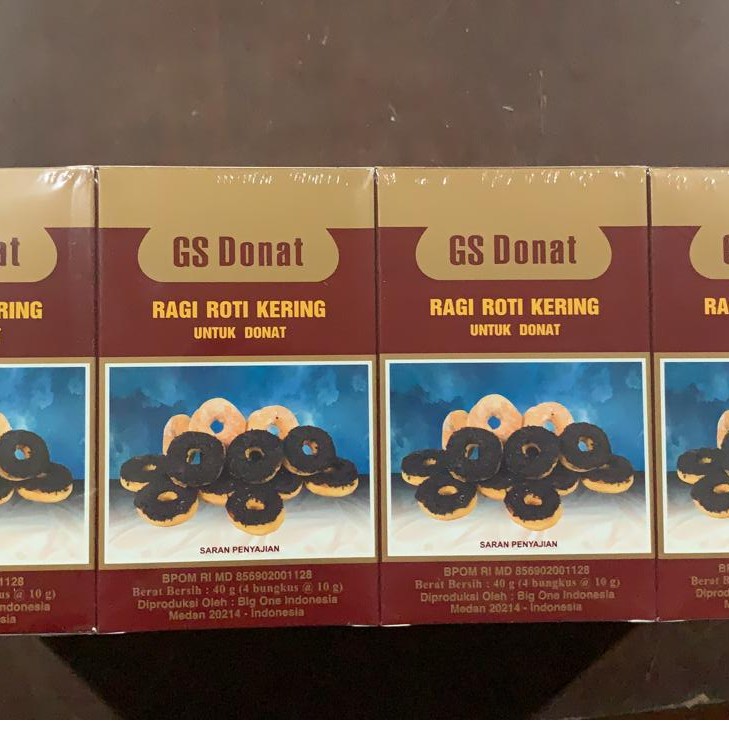 

GS Donat Ragi Roti Kering untuk Donat 4x10 Gr 1 Dus