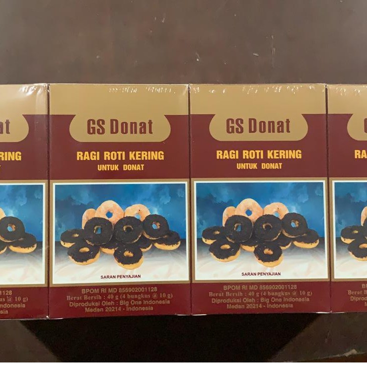 

GS Donat Ragi Roti Kering untuk Donat 4x10 Gr 1 Dus