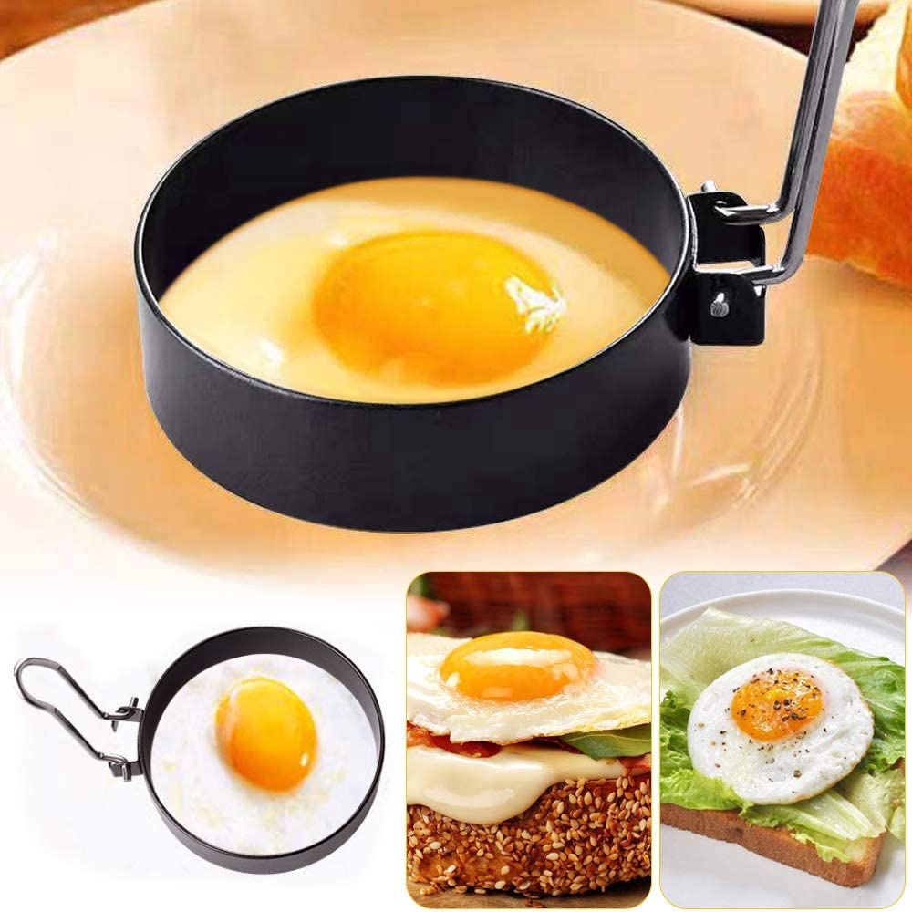 Cetakan Dengan Bahan Stainless Steel Anti Lengket Dan Bentuk Bulat Untuk Telur Goreng Pancake Shopee Indonesia