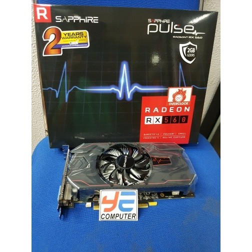 Terlaris Ready stok Sapphire RX 560 2GB DDR5 Pulse Garansi resmi 2 tahun
