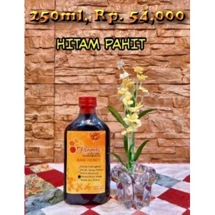 

Madu Murni "KARINDA" HITAM PAHIT 250ml