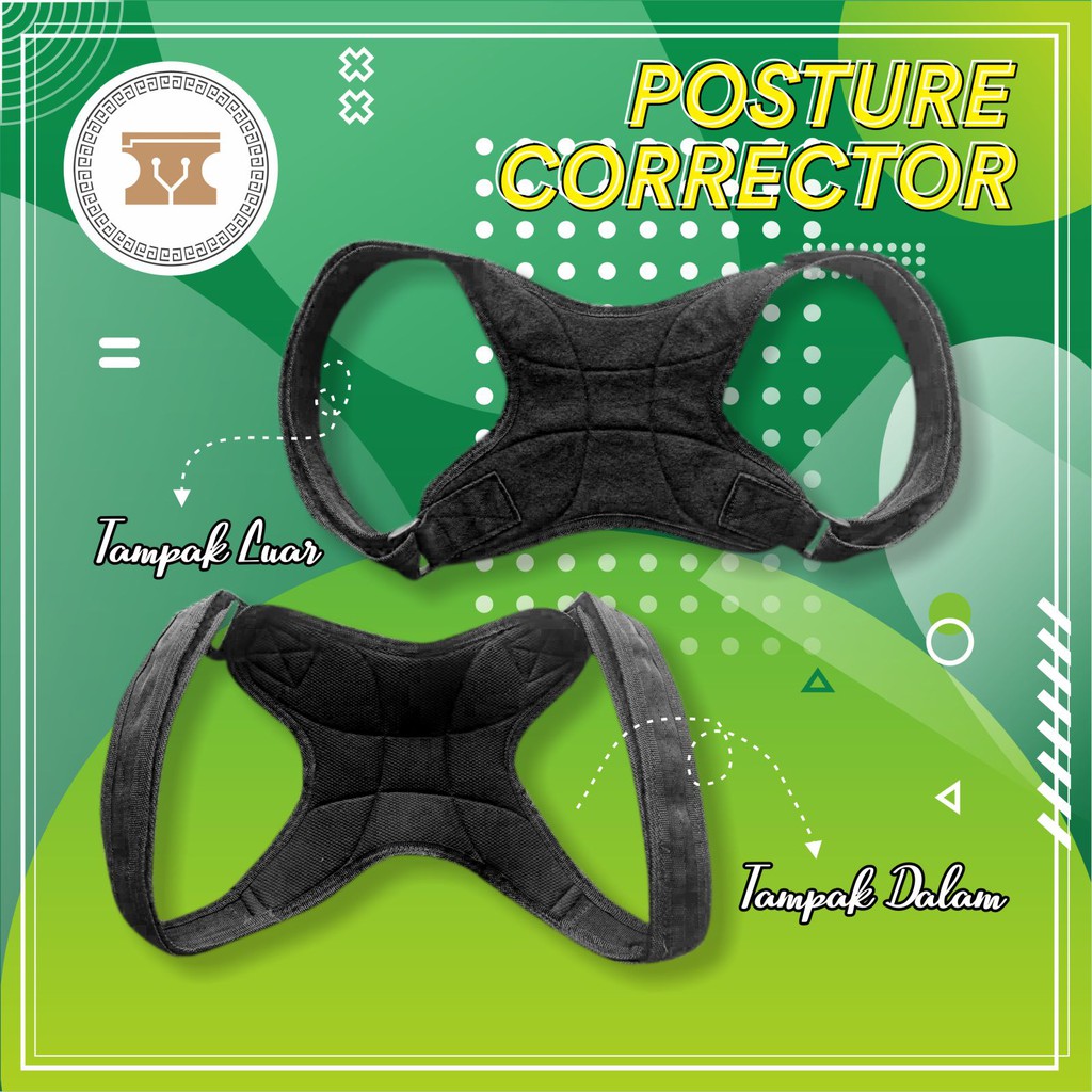 Penyangga Punggung - Back Support - Shoulder - Korset punggung - Anti Bungkuk - Penegak Badan