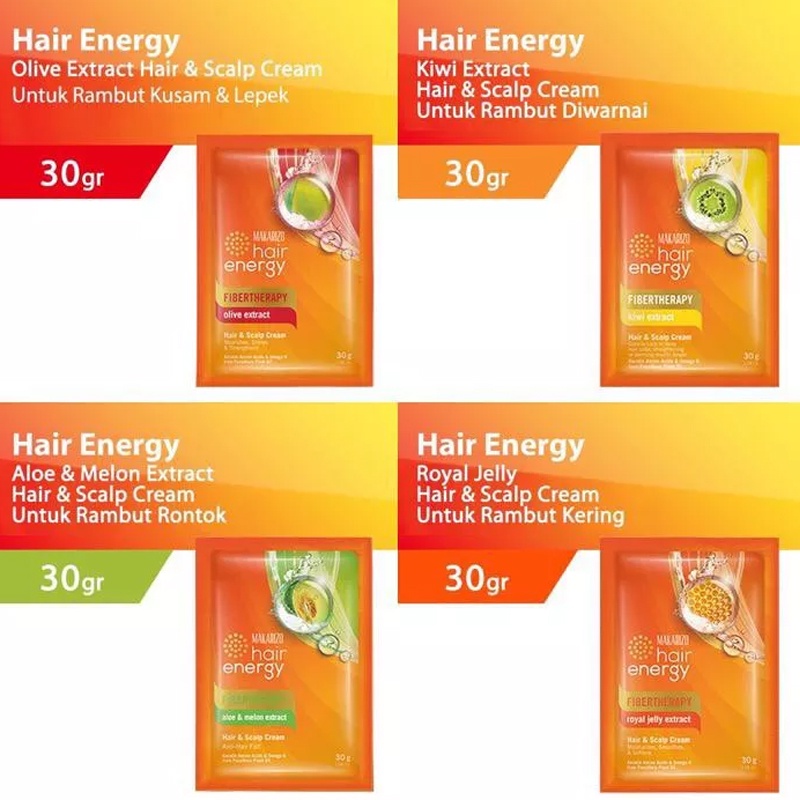 Makarizo Hair Energy Fibertherapy Hair &amp; Scalp Creambath