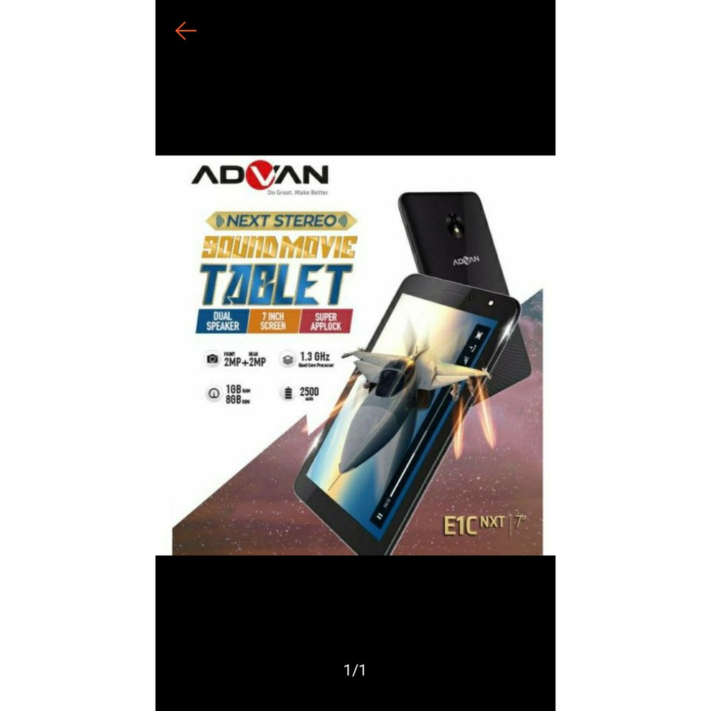 TABLET BARU Tablet Advan E1C NXT Limited