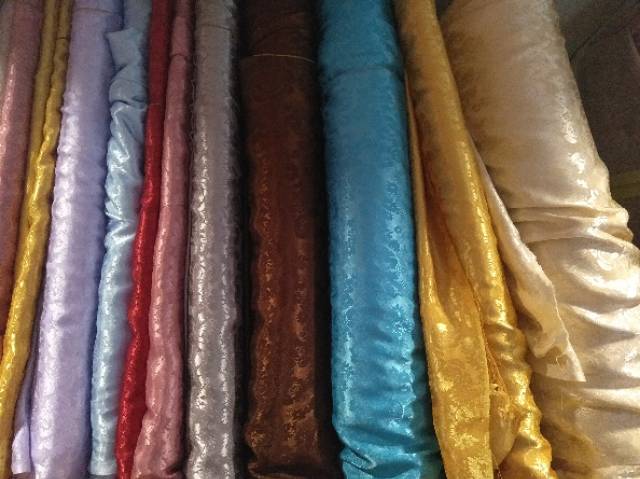 kain Satin jaquard / jaquard silk / jaguar raflesia