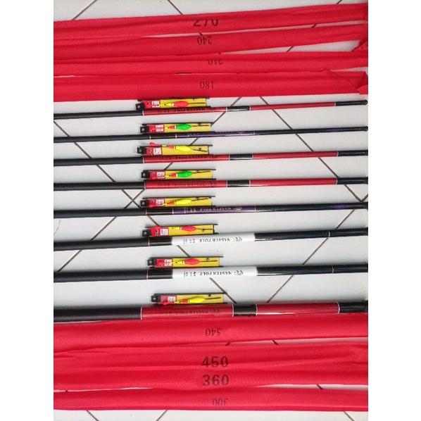 1 Set Joran Tegek Ruas Panjang 1.8M - 5.4M Fishing Set Mancing