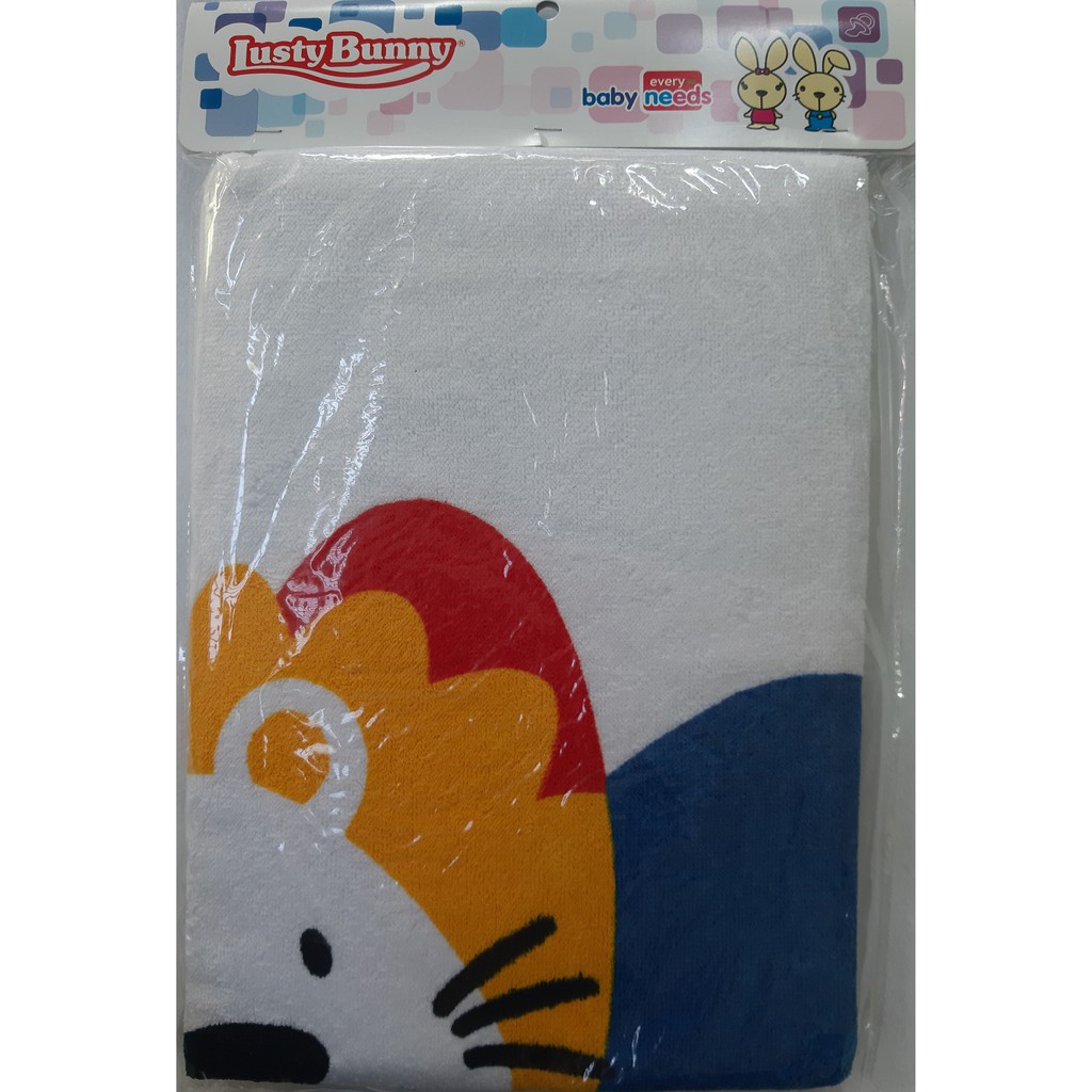 Handuk Bayi LUSTY BUNNY 60 x 120 cm 3153 3154 Animal Baby TOWEL Motif  Hewan  Lion Penguin HL-3154