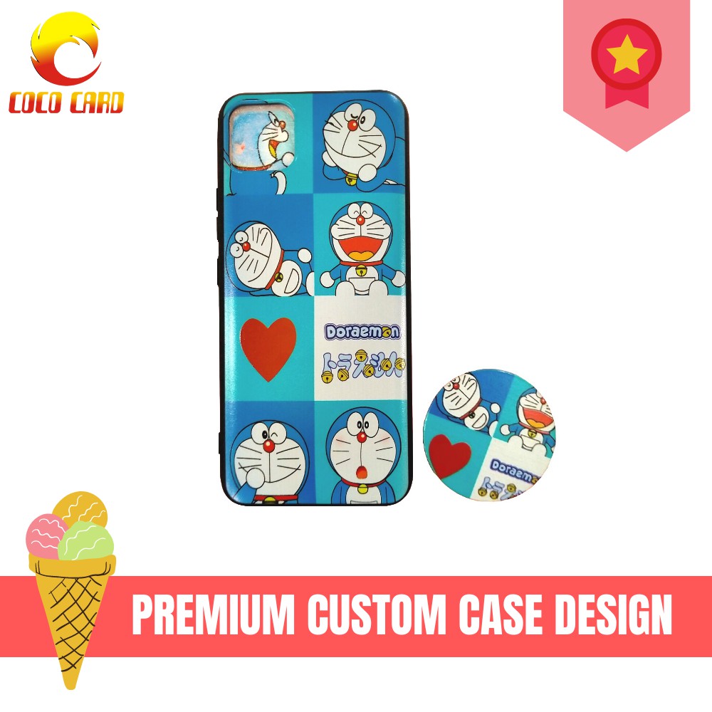 FUZE CASE REALME C11 CUSTOM CASE KARAKTER DORAEMON