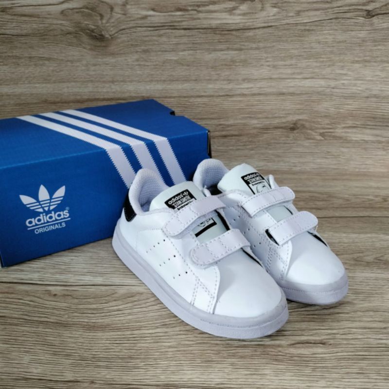 SEPATU ANAK ADIDAS STANSMITH VELCRO SEPATU PUTIH ANAK SEPATU ANAK LAKI LAKI PEREMPUAN