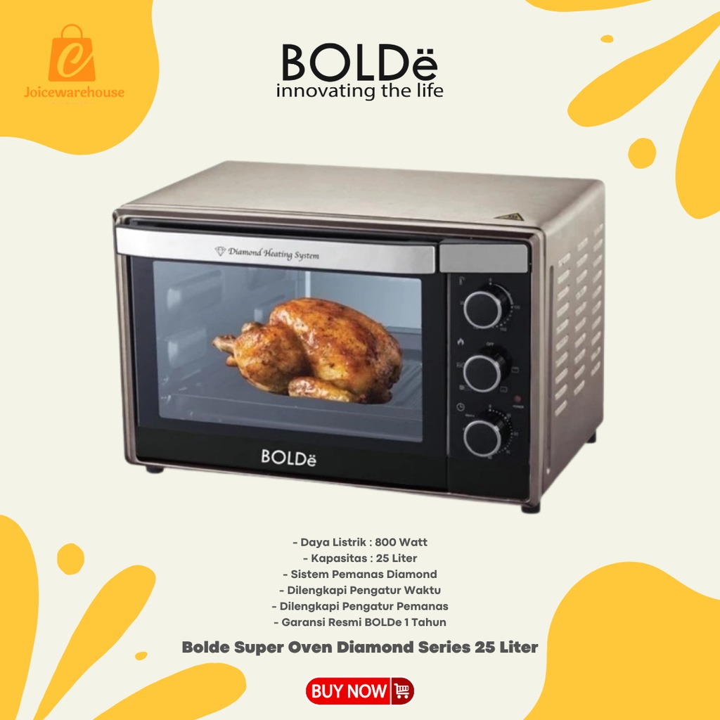 Bolde Super Oven Diamond Series 25 Liter / OVEN LISTRIK BOLDE