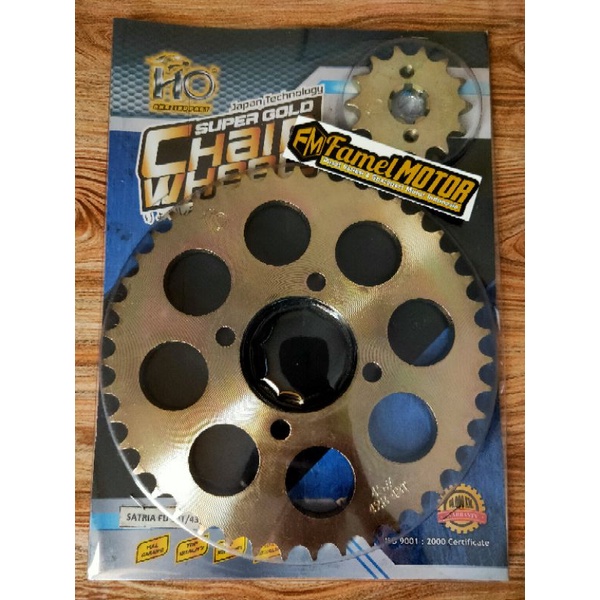 GEAR SATRIA FU 150 OLD/LAMA/BARONG/KARBU GEAR MODEL SSS SATRIA FU OLD HO GIR GOLD