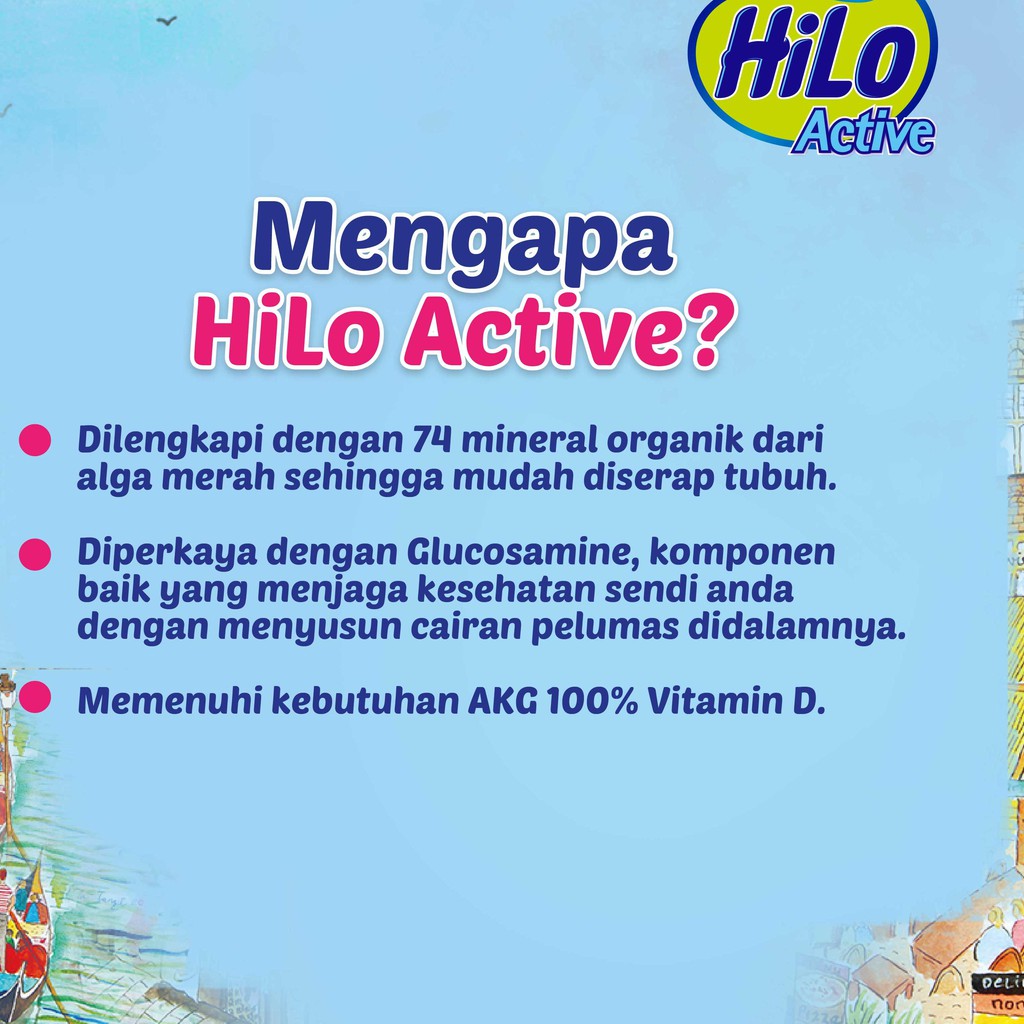 

[KODE BARANG 97] Hilo Active Vanilla 500G TERLARIS!!!