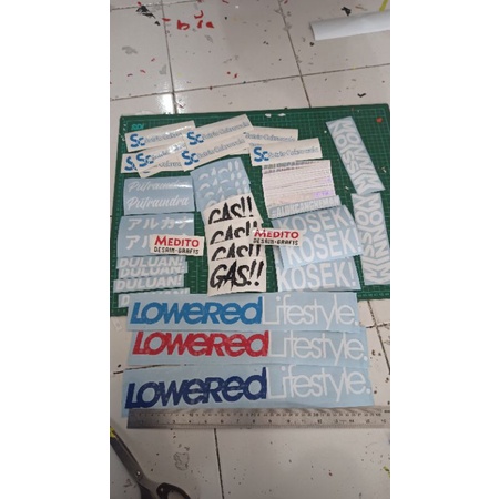 Custom cutting sticker tanpa minimal (KONFIRMASI TERLEBIH DAHULU)