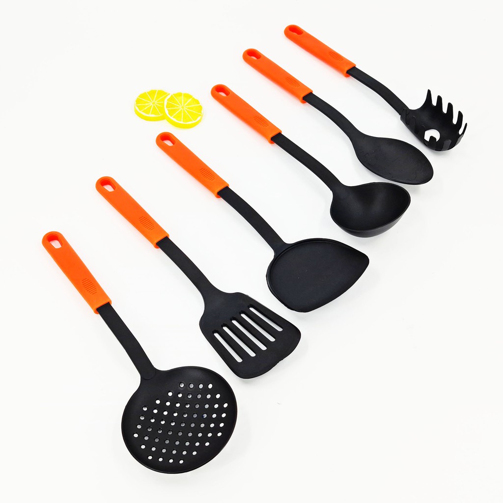 SET SUTIL EROS TEFLON 6PCS GAGANG WARNA