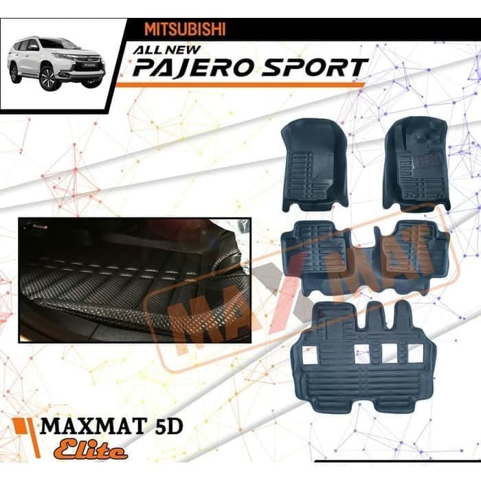 Karpet 5D Elite all new pajero sport hitam