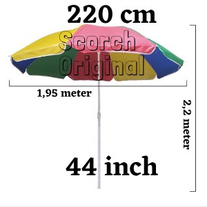 Payung Taman Tenda Jualan Murah  UK 44 inch =110-220cm