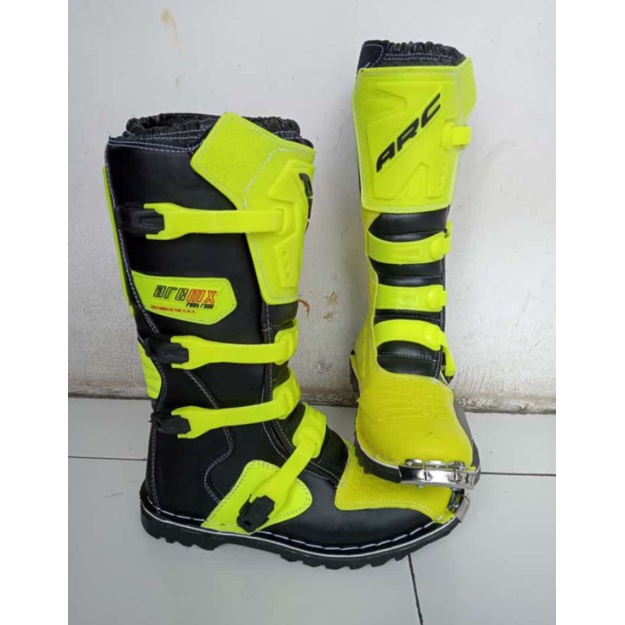 Sepatu Cross ARC MX Bahan Kulit Asli