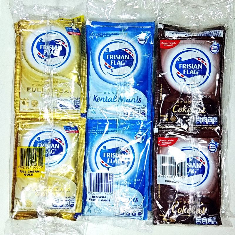 

Frisian Flag Susu Kental Manis Sachet [Pilih rasa]