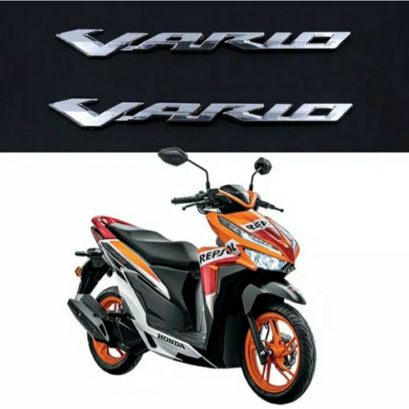 Emblem Logo Honda Vario Sepasang Kanan Kiri