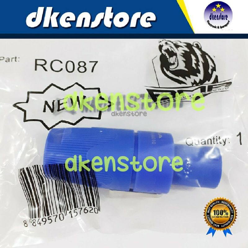 Jek Spikon BMA RC087 New ORIGINAL jack spicon konektor Speakon speaker