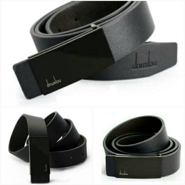 Fashion Ikat Pinggang Pria DX Casual Belt - Hitam