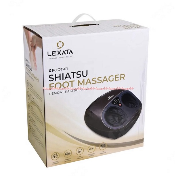 Lexata XFoot 01 3D Shiatsu Foot Massager Alat Pemijat Kaki Pegal Lexxata Feet Lexata X
