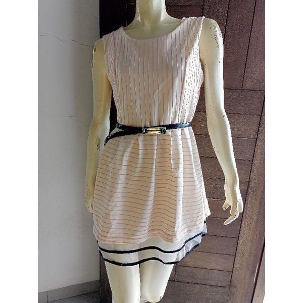 gaun dress mini wanita santai