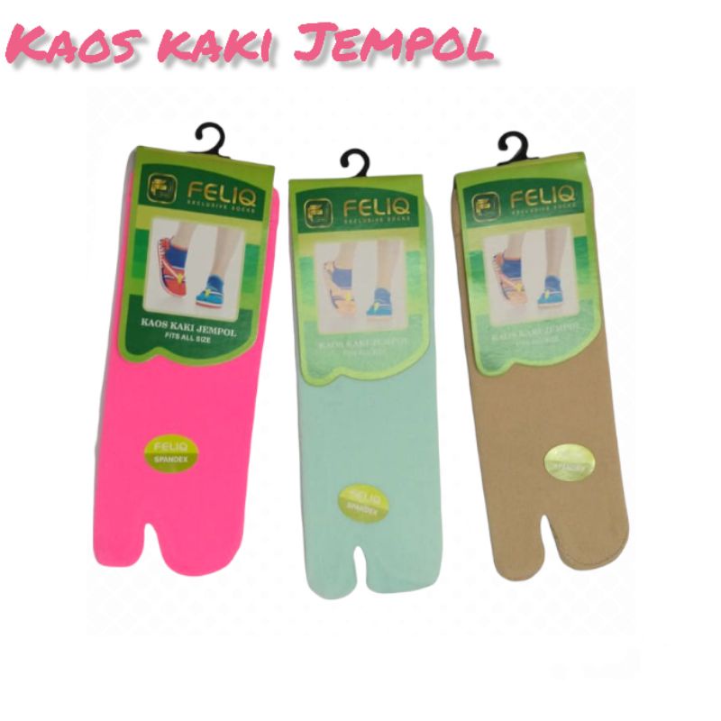 Kaos Kaki Pendek Jempol/Kaos Kaki Mata Kaki Jempol Polos