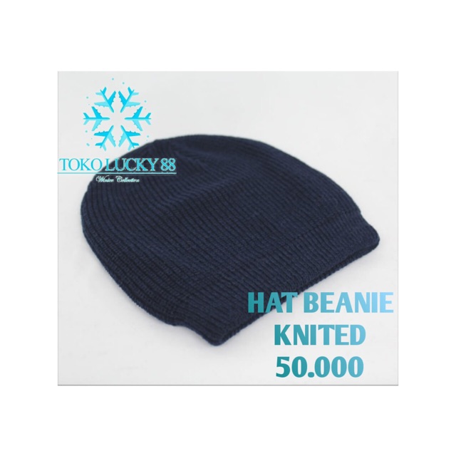 IMPORT Topi Kupluk Rajut Wool Hat Beanie Knitted