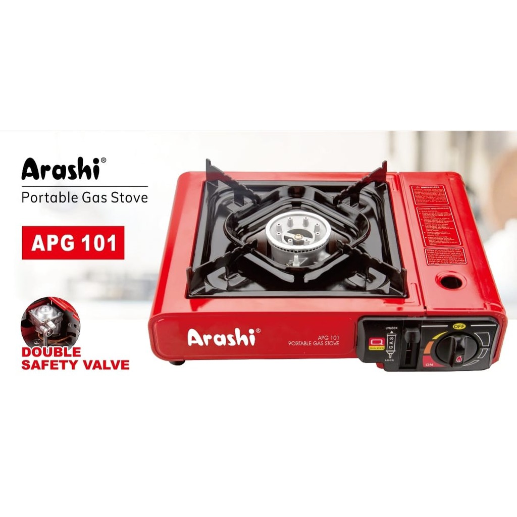 ARASHI Kompor Gas Portable APG 101 - Kompor Gas BBQ