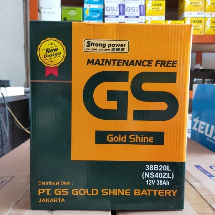 Aki GS kering Mobil KIA Visto, Picanto, New Rio NS40ZL Aki Kering/MF