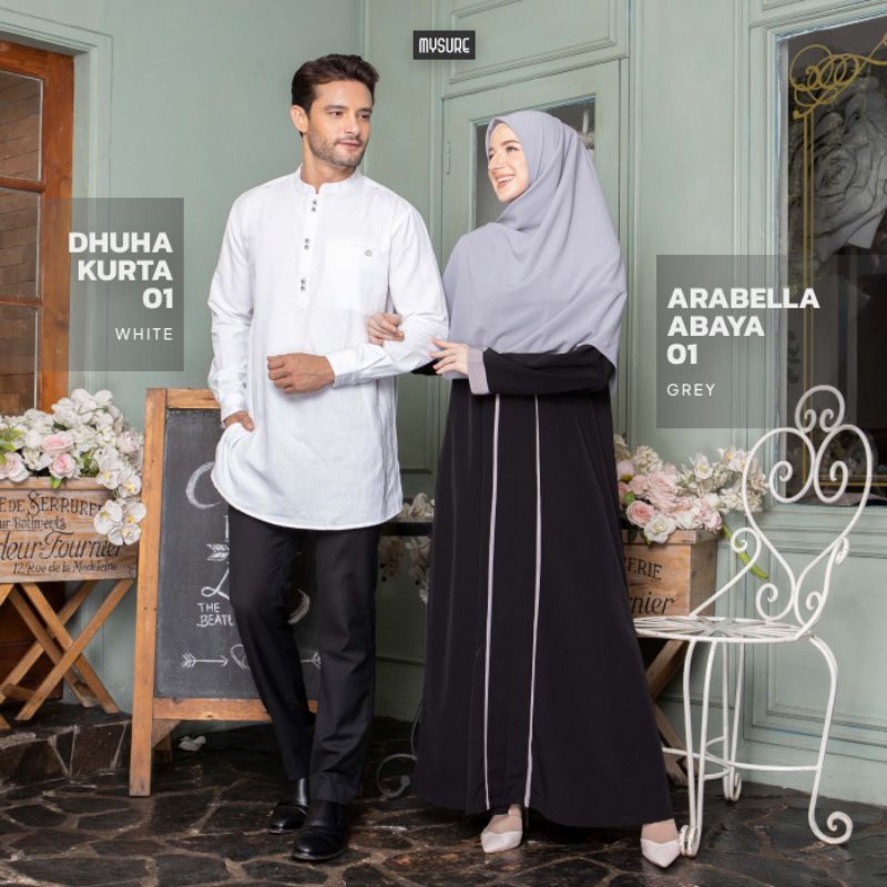 Dhuha Kurta 01 by Mysure - Baju Koko Pria Muslim Lengan Panjang