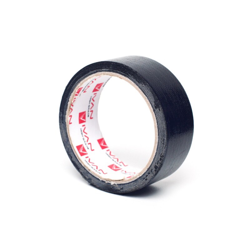 

Lakban IVAN Kain Hitam 1,5Inch x 7Mtr