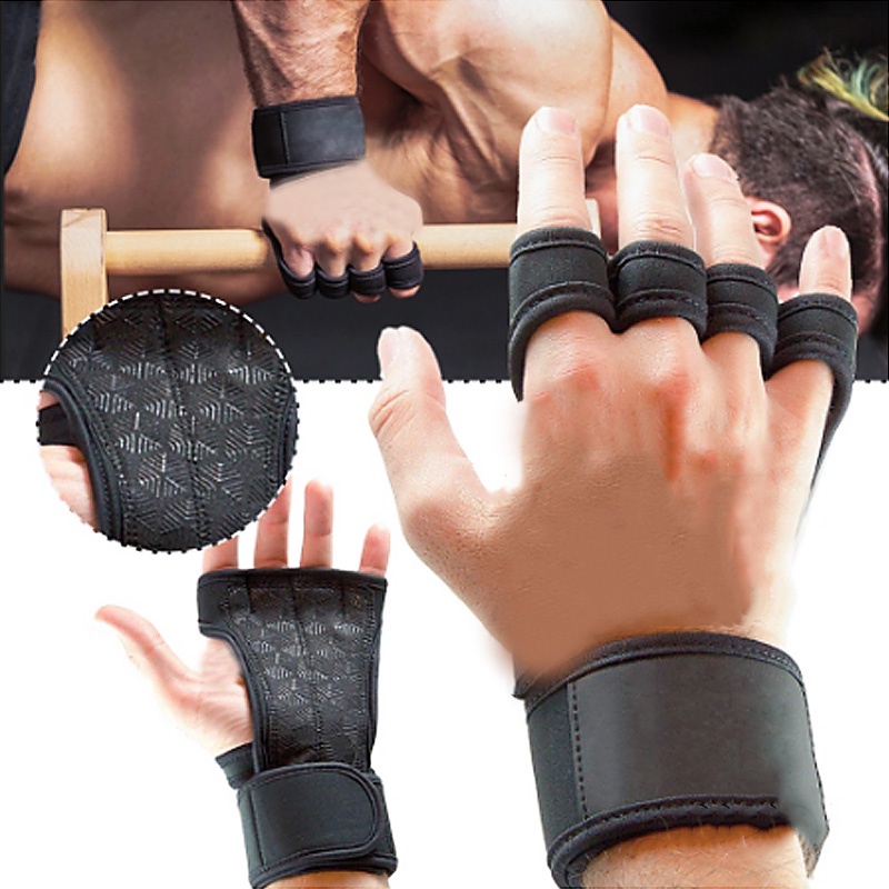 Sarung Tangan Angkat Beban Gym Fitness Wirsthand Strap Hand Boomhand Safety Anti Slip