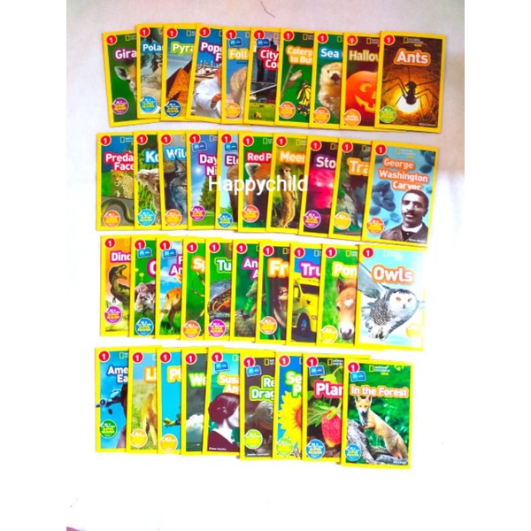 level 1 ttl 39 books National geographic kids level 1/color page/buku import/happychild