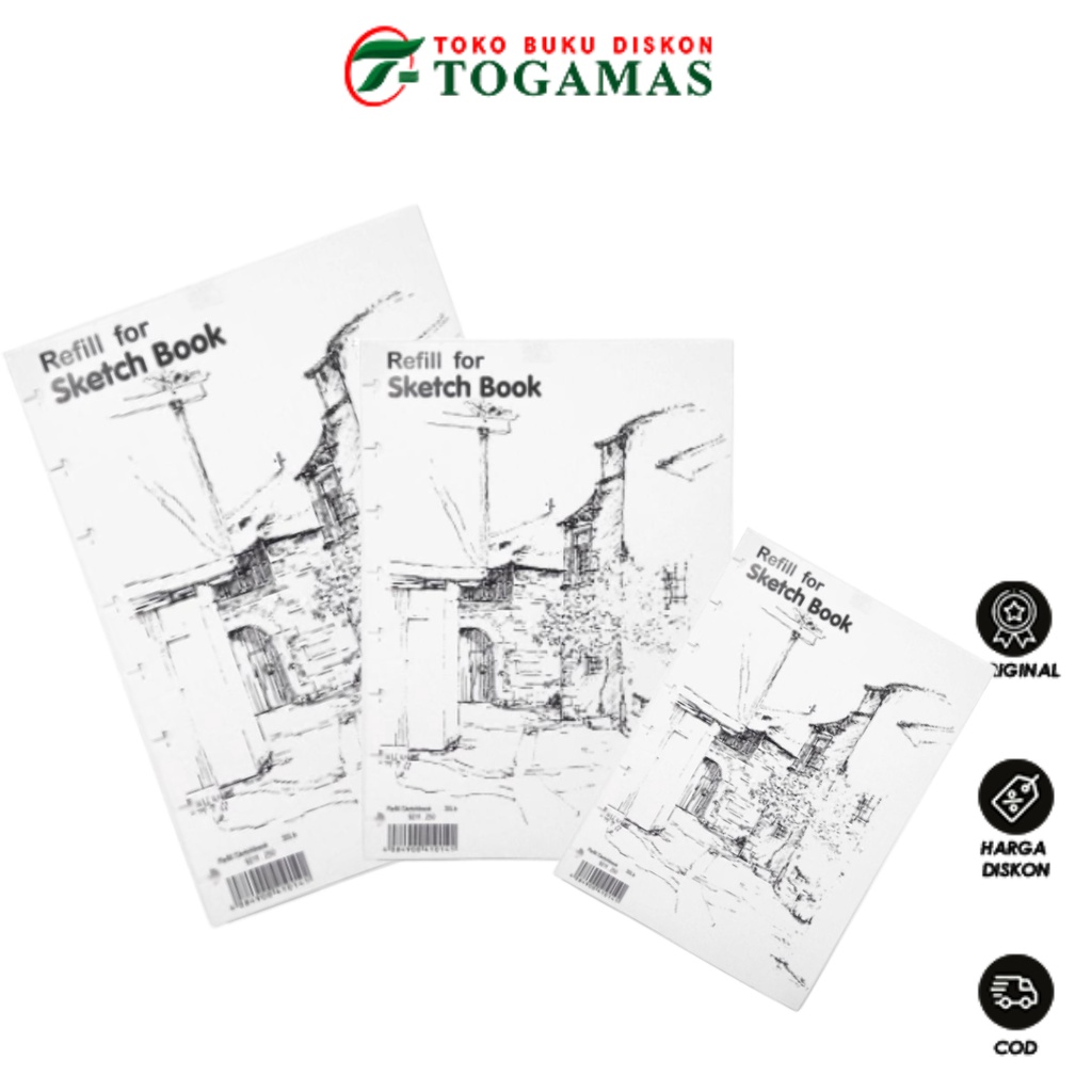 

READY STOCK !! SKETCH BOOK BUKU GAMBAR A4 W/30 PAGES LYRA