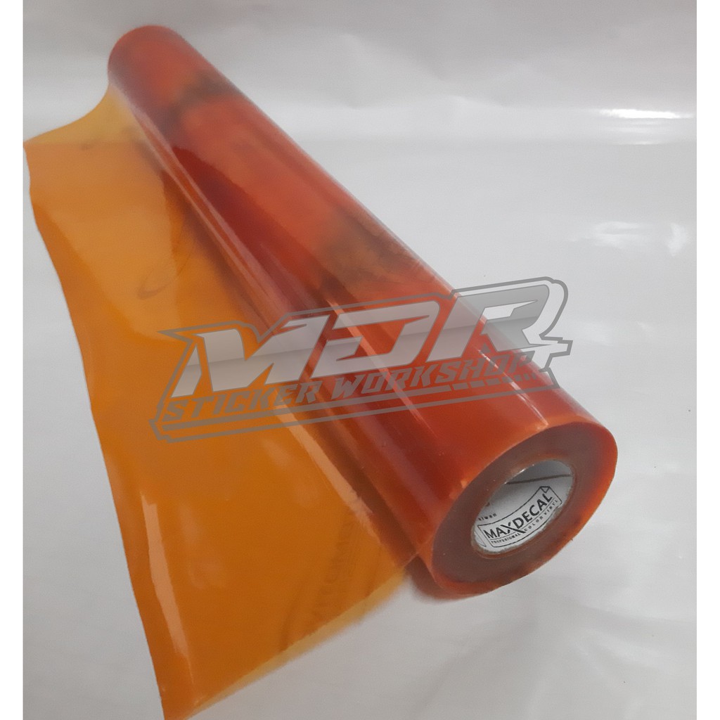 STICKER SKOTLET ORANGE TRANSPARAN MAXDECAL