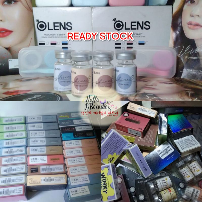 [PART 2 OLENS READY STOCK 1000% ORI] / OLENS SPANISH / SOFTLENS BLACKPINK / OLENS KOREA