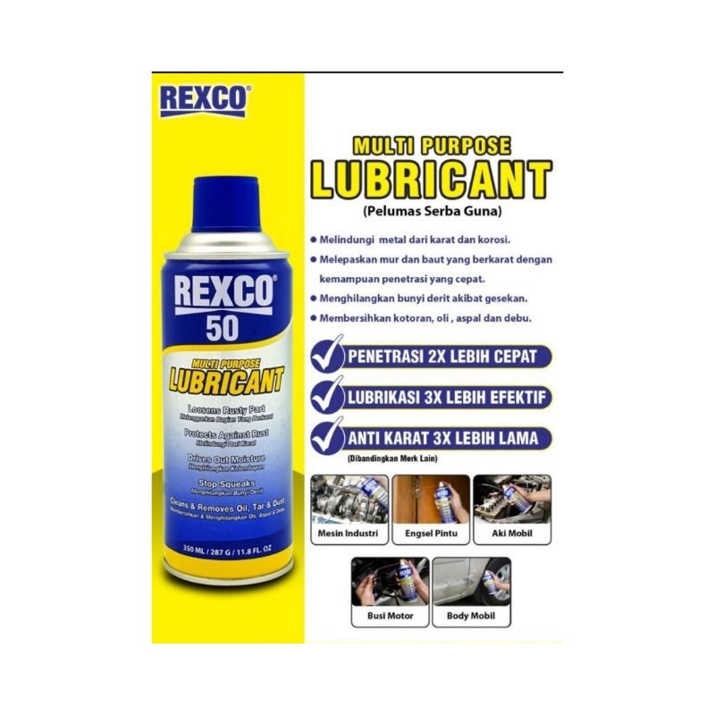 Lubricant Pelumas anti karat Pelumas serba guna REXCO 50 220ml