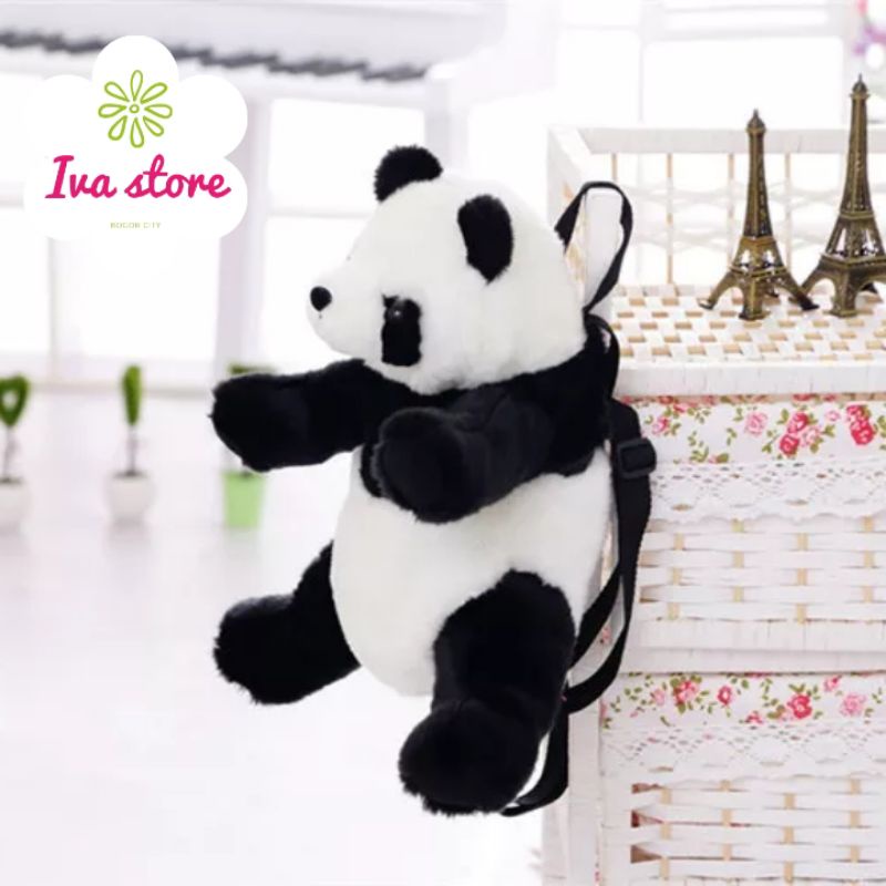 Tas Boneka Panda cat bear duck cow dinosaurus tas sekolah anak Tk